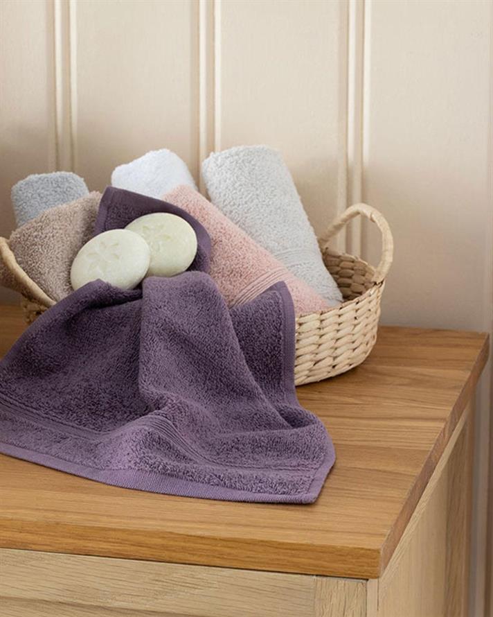 Pure Basic Hand Towel 30x30 cm Dark Purple