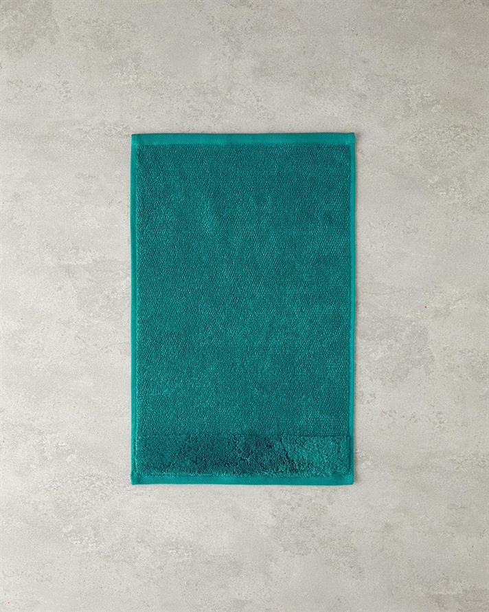 Catifea atingere Cu Bumbac Prosop De Mâini 30 x 45 cm Verde