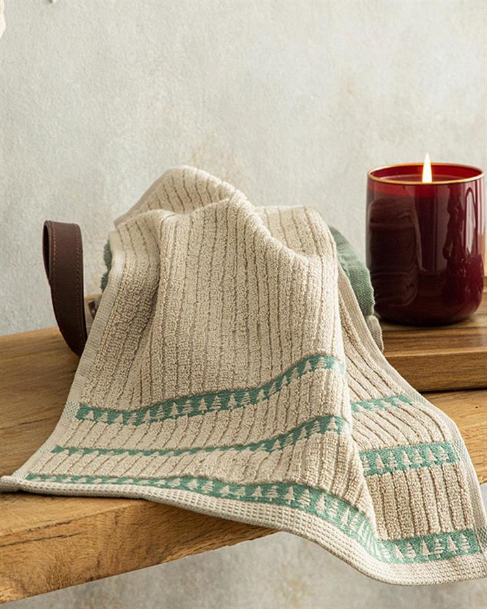 Prosop pentru mâini, Camino, bumbac, 30x40 cm, bej