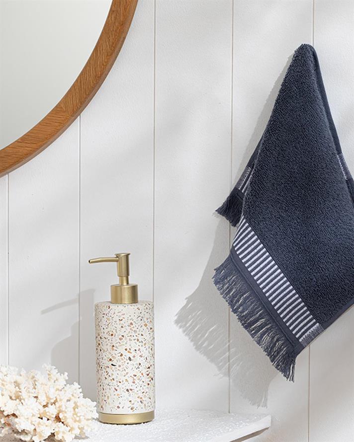 Prosop pentru mâini, Cyra, bumbac, 30x40 cm, gri antracit