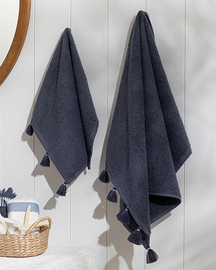 Prosop pentru mâini, Nico, bumbac, 30x40 cm, gri antracit