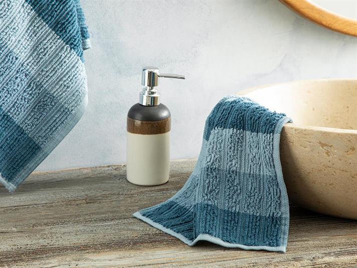 Prosop pentru mâini, Shade, bumbac, 30x40 cm, bleu