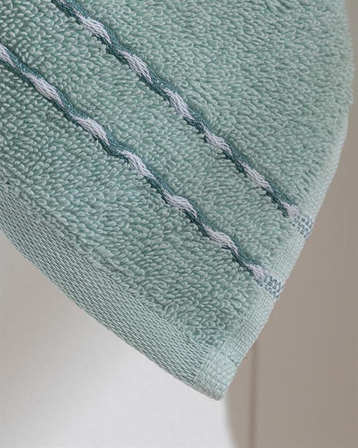 Prosop pentru mâini, Soft Wave, bumbac, 30x40 cm, verde mentă