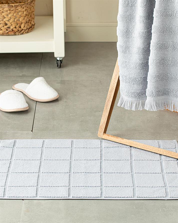 Prosop pentru picioare, Diamond, bumbac, 50x70 cm, gri