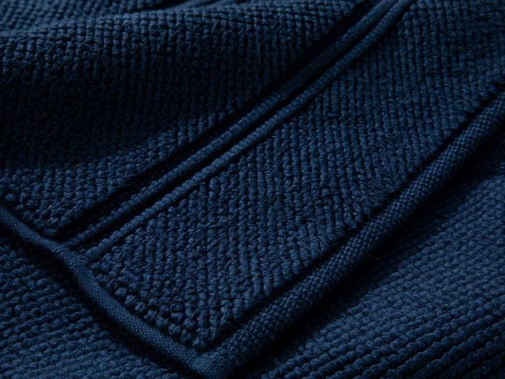 Prosop pentru picioare, Elegant, bumbac, 50x70 cm, albastru