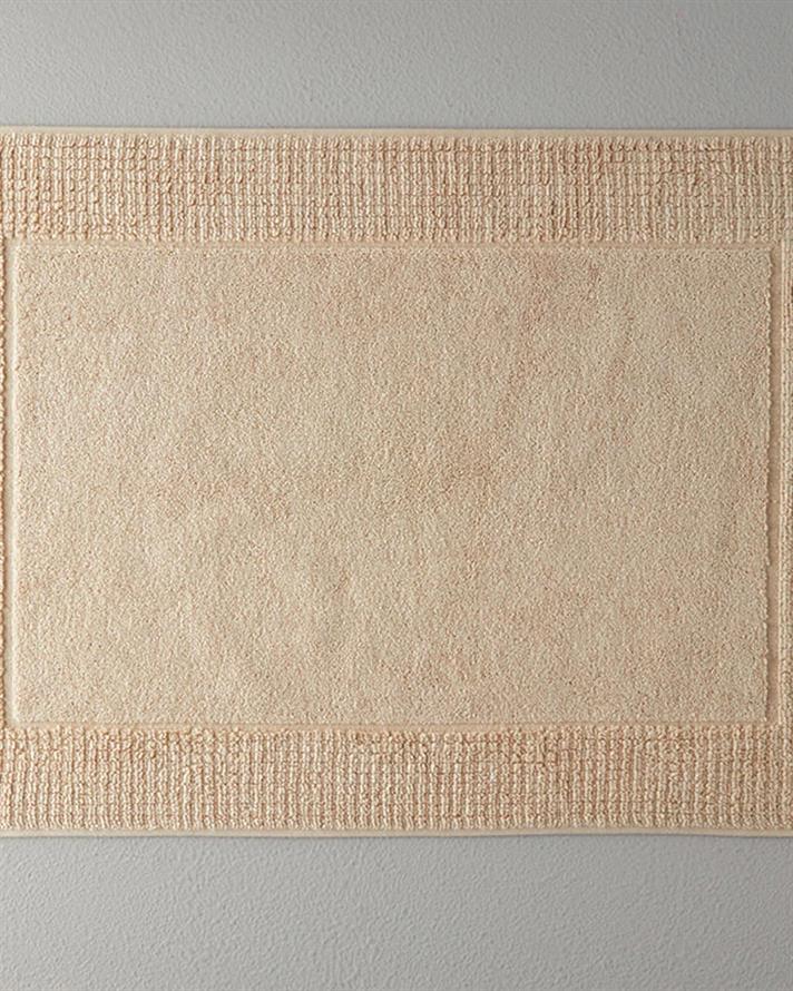 Prosop pentru picioare, Lana, bumbac, 50x70 cm, bej