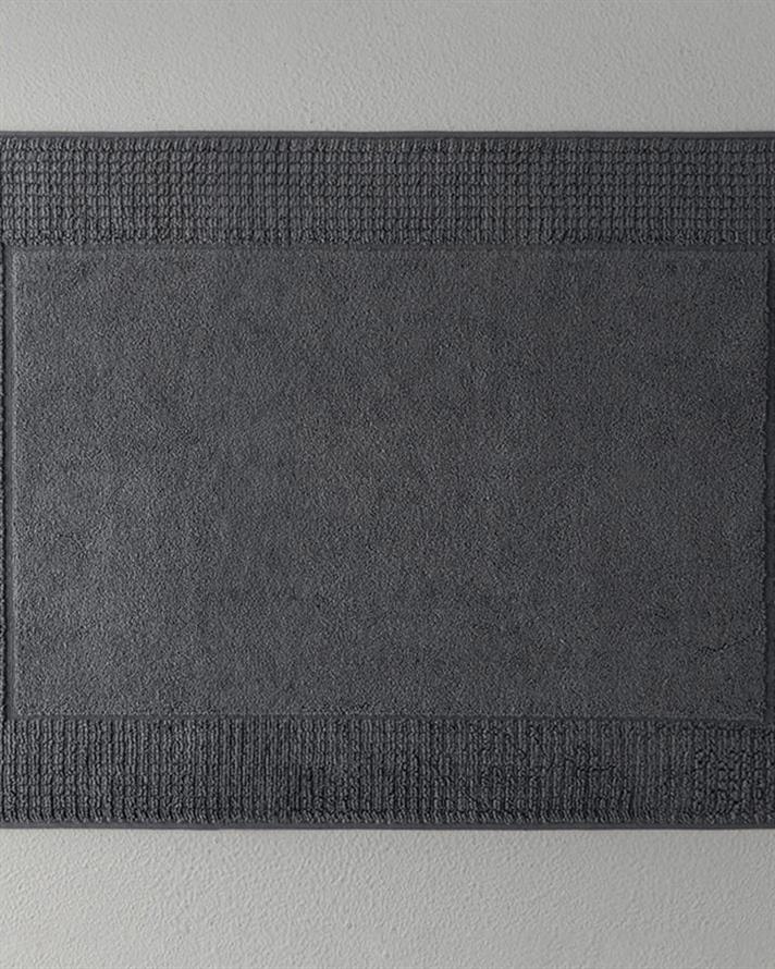 Prosop pentru picioare, Lana, bumbac, 50x70 cm, gri închis
