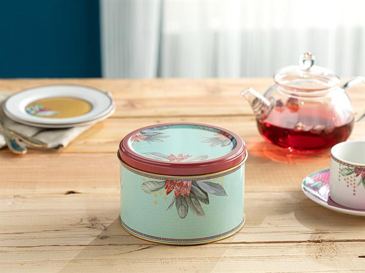 Protea Metal 14*8 Cm Albastru