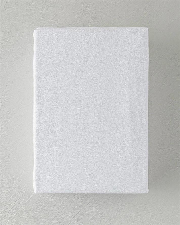 Protectie saltea pentru doua persoane, Comfort, material impermeabil, 180x200 + 30 cm, alb