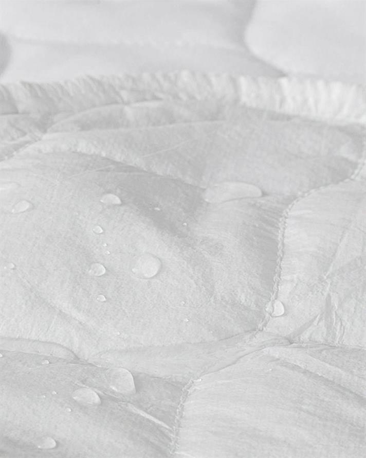 Protectie saltea, pentru o persoană, Plump, impermeabilă, 100x200 + 30 cm, alb