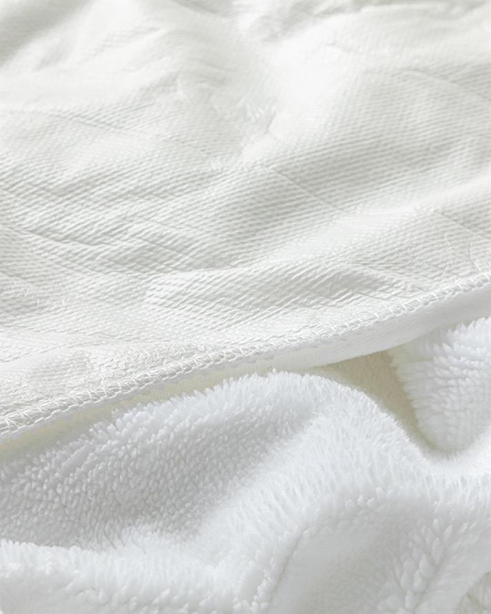 Protectie saltea, pentru o persoană, Pure, neopren, 100x200 + 30 cm, alb