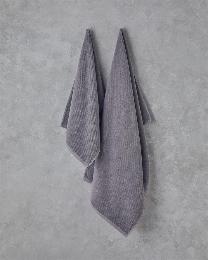 Fluffy Cotton Plus Cu Bumbac Prosop De Față 50x80 cm Gri