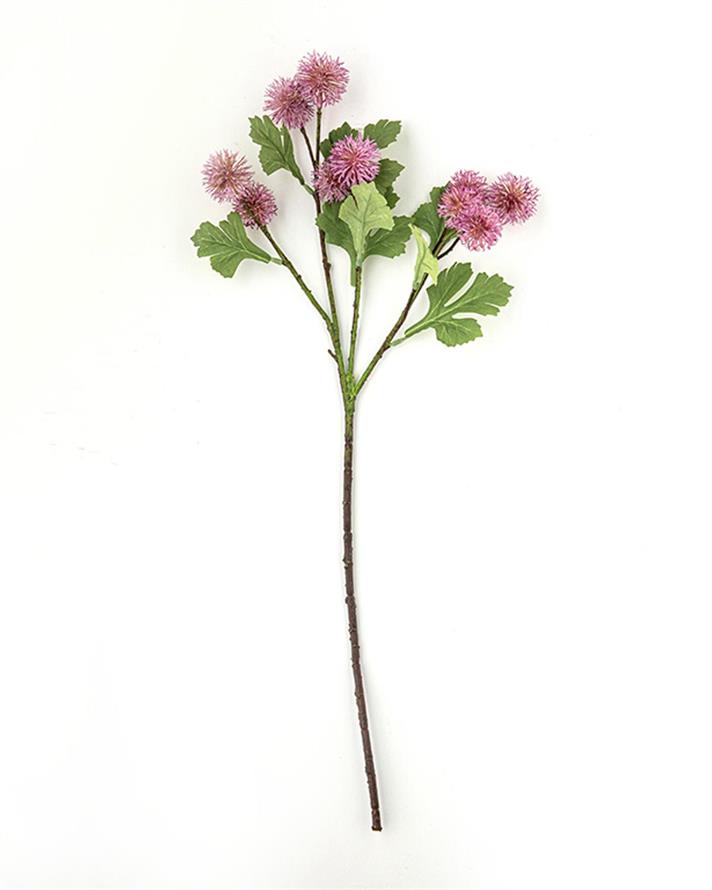 Flower Dots Single Branch Artificial Flowe 56 cm Violet