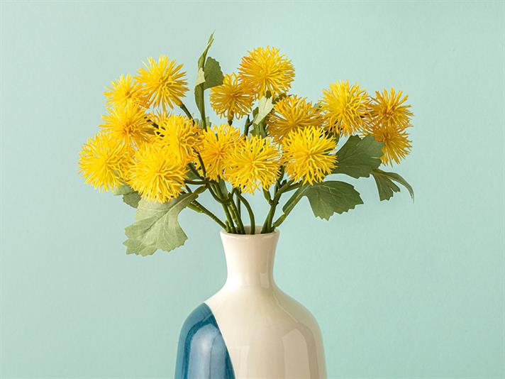 Puncte de flori #  56 cm Galben