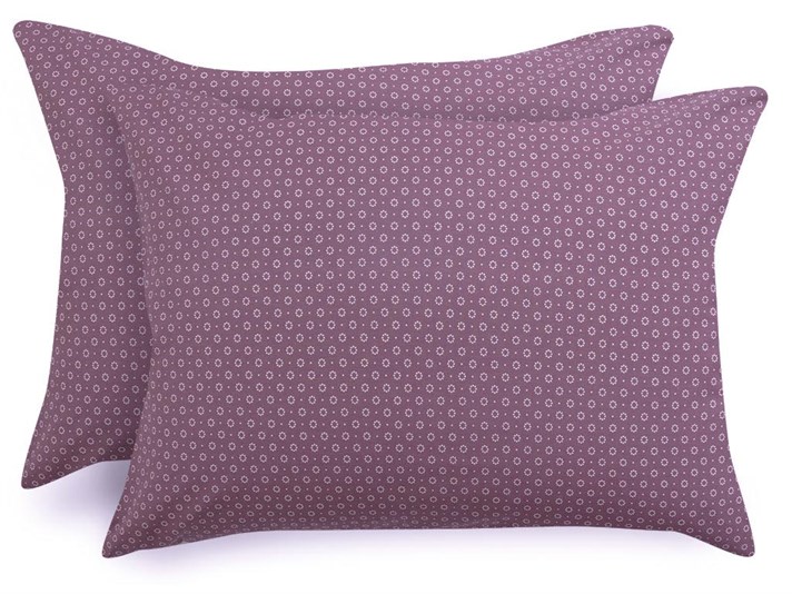 Puncte urbane Cottony Set 2  FAȚĂ DE PERNĂ 50x70 cm Damson