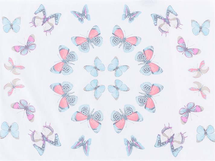 pupă Cu Bumbac Cu 2 Piese Față De Pernă 50x70 cm Cyan