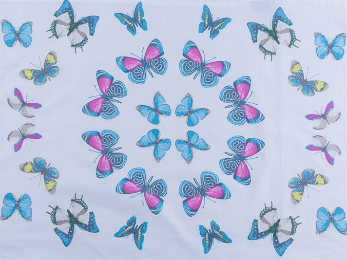 pupă Cu Bumbac Cu 2 Piese Față De Pernă 50x70 cm Turcoaz