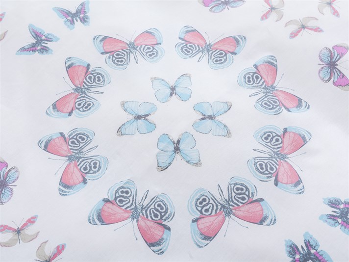 pupă Cu Bumbac Single Lenjerie De Pat 160x220 cm Cyan