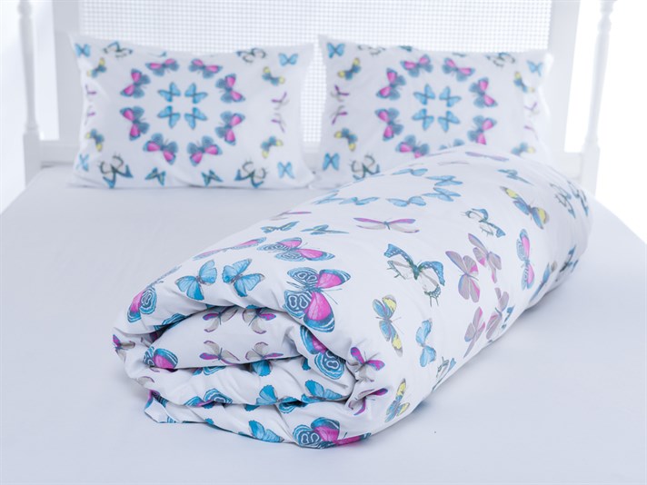 pupă Cu Bumbac Single Lenjerie De Pat 160x220 cm Turcoaz