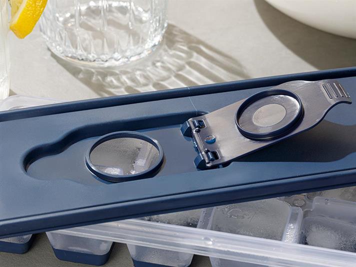 pur și simplu Plastic Cu Capac Cutie De Gheață 8.9x25.3x3.9 cm Bleumarin