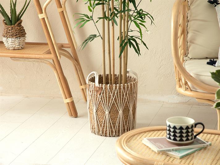 Nubia Basket 33x34 cm Brown