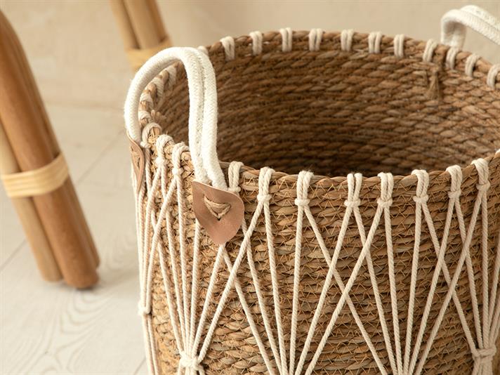 Nubia Basket 33x34 cm Brown