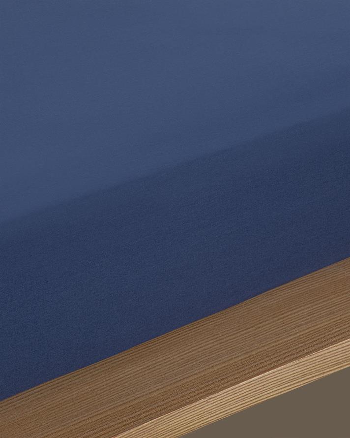 Pure Cu Bumbac Double Cearșaf 240x260 cm Albastrul Nopții