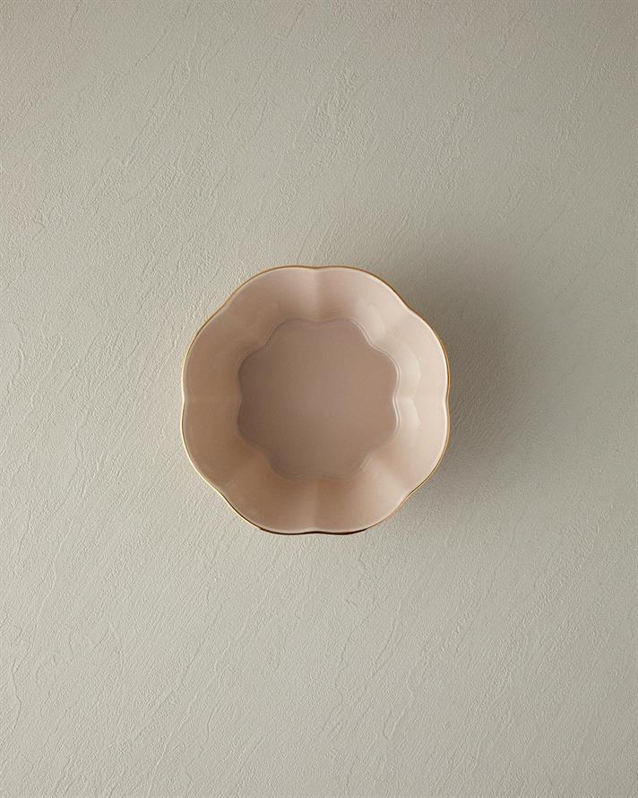 Bol, Pure Flower, portelan, 18 cm, roz pudra