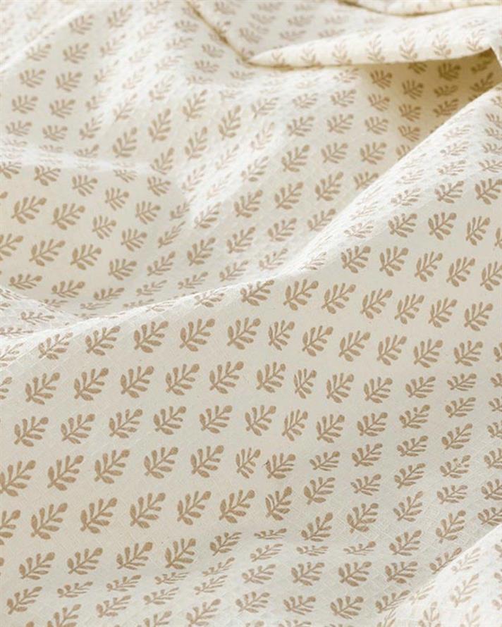 Pure Leaves Ecosoft Single Pătură De Vară 150x220 cm Bej