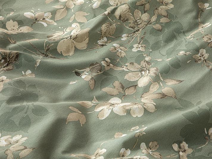 Pure Magnolia Ușor De Călcat Single Set Lenjerie De Pat 160x220 cm Verde