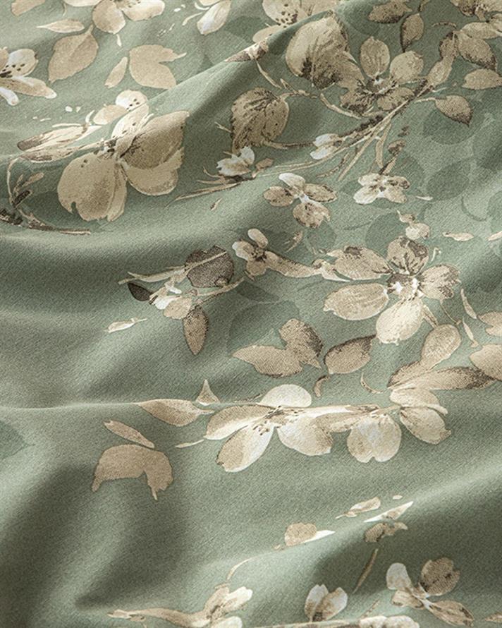 Pure Magnolia Ușor De Călcat Persoană Dublă Set Lenjerıe De Pat 200*220 Cm Mint-Lilac-Roz