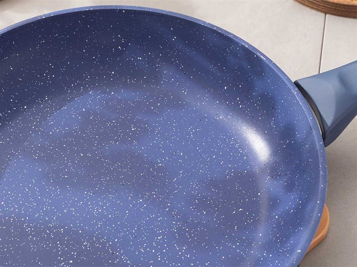 Pure Granite Single Fry Pan 26 cm Dark Blue