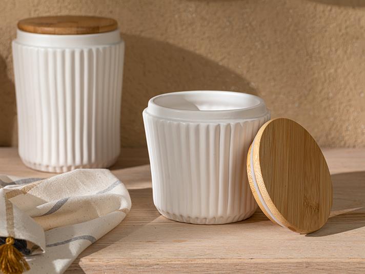 Purl Dolomite Single Cruet 500 ml White