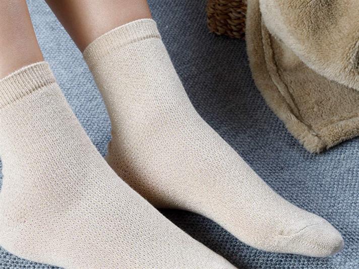 Purler Cotton Socks Standart Gold