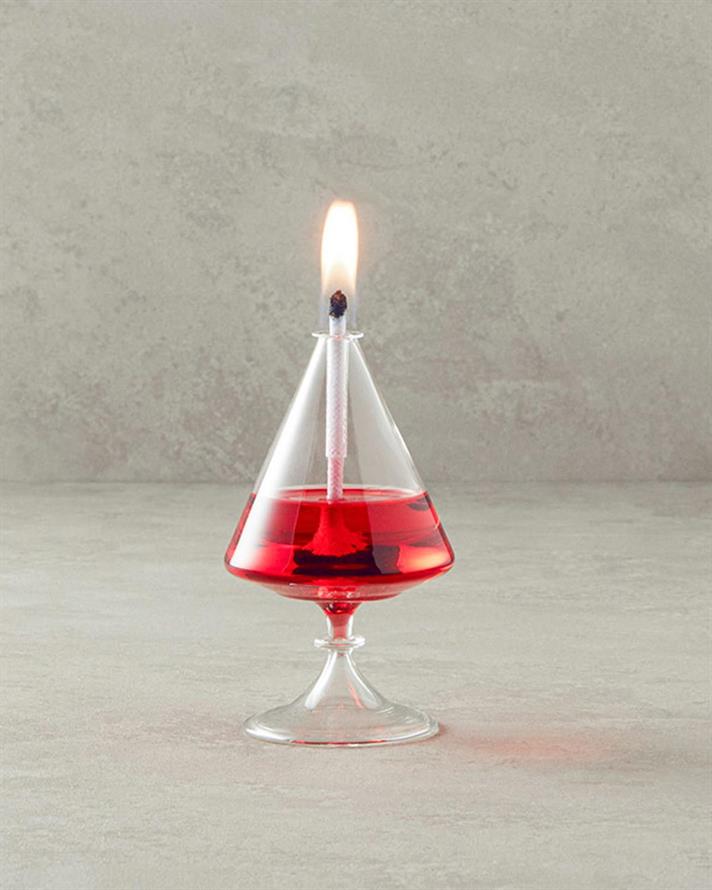 Pyramid Glass Single Transparent