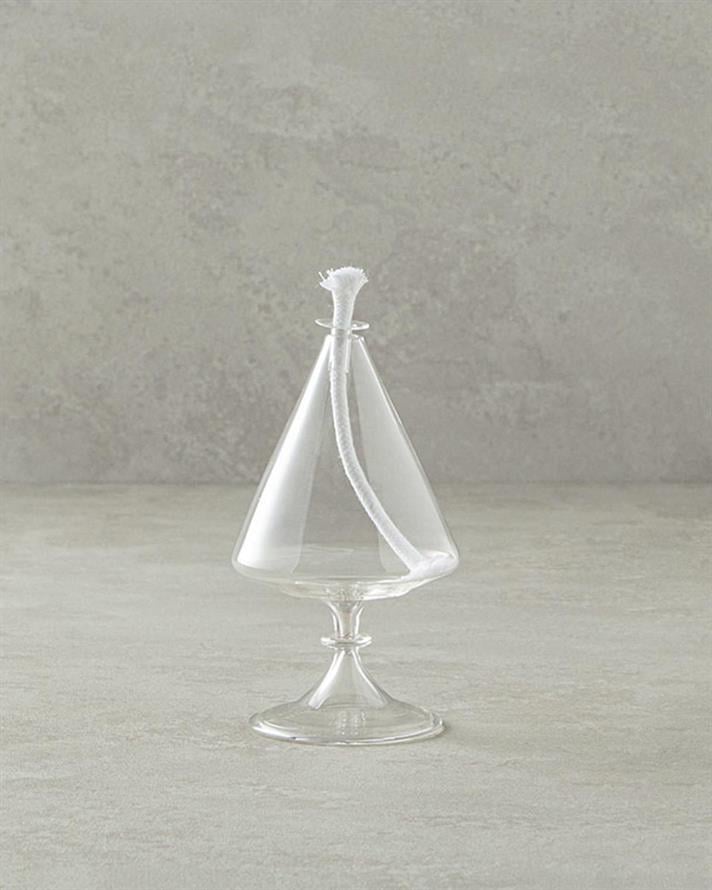 Pyramid Glass Single Transparent