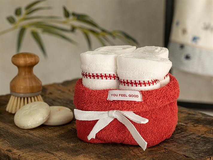 Quadro Set De Prosoape Set De 4 Bucăți, Bumbac, 30*40 Cm, Negru