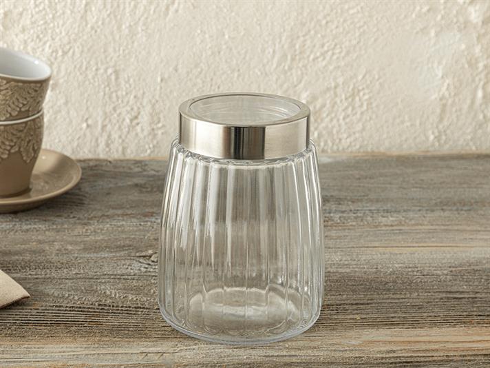 Quinn Glass Jar 1200 ml Transparent