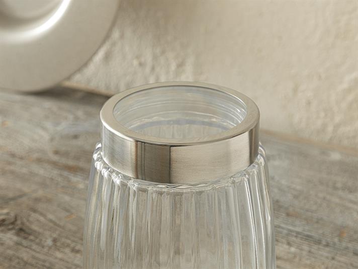 Quinn Glass Borcan 850 Ml Transparent.