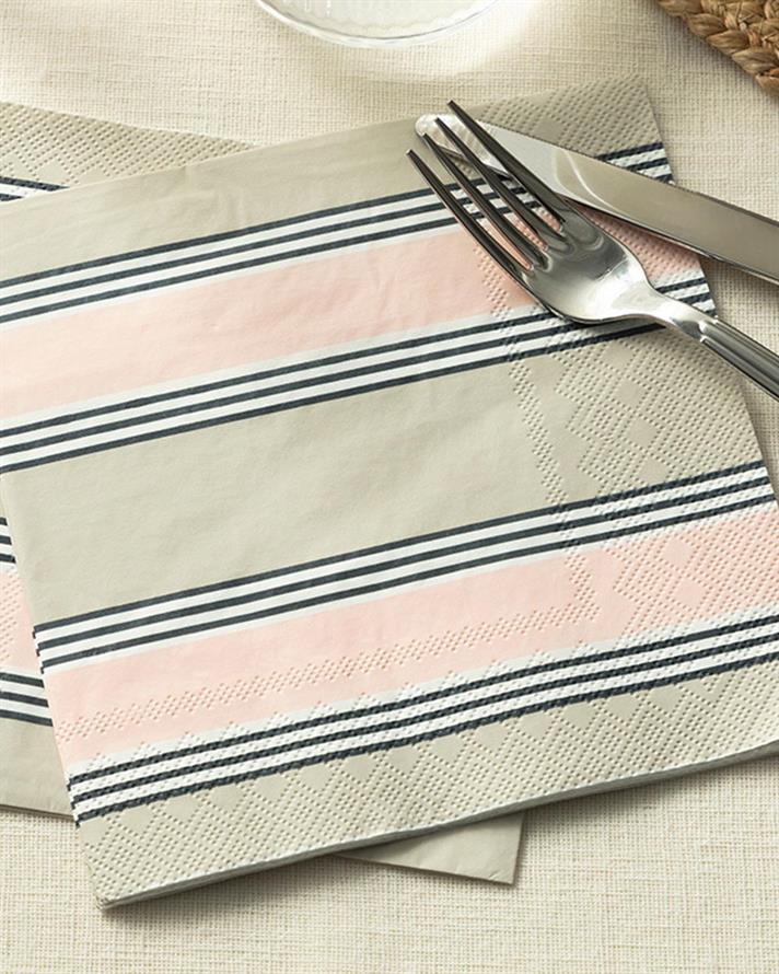 Catty 20 Set Tissue Napkin 33x33 cm Powder