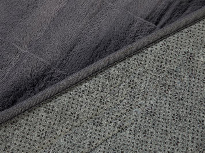 Rabbit Wave Covor, Poliester, 120*180 Cm, Gri Închis