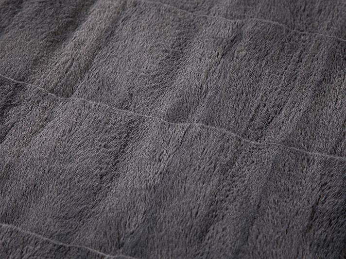 Rabbit Wave Covor, Poliester, 120*180 Cm, Gri Închis