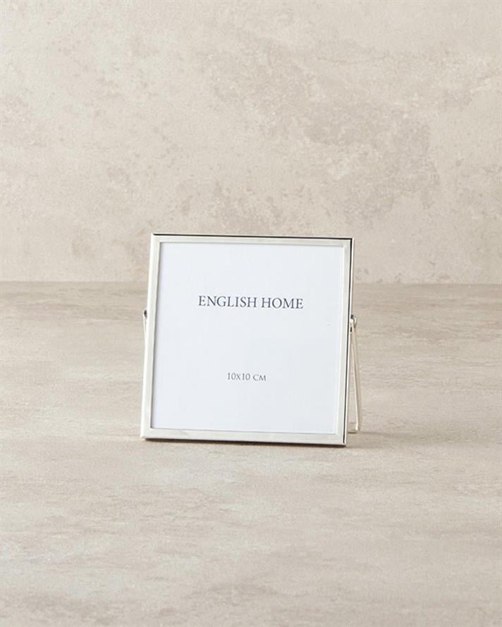 Ramă foto, Felicita, metal, 10x10 cm, argintiu