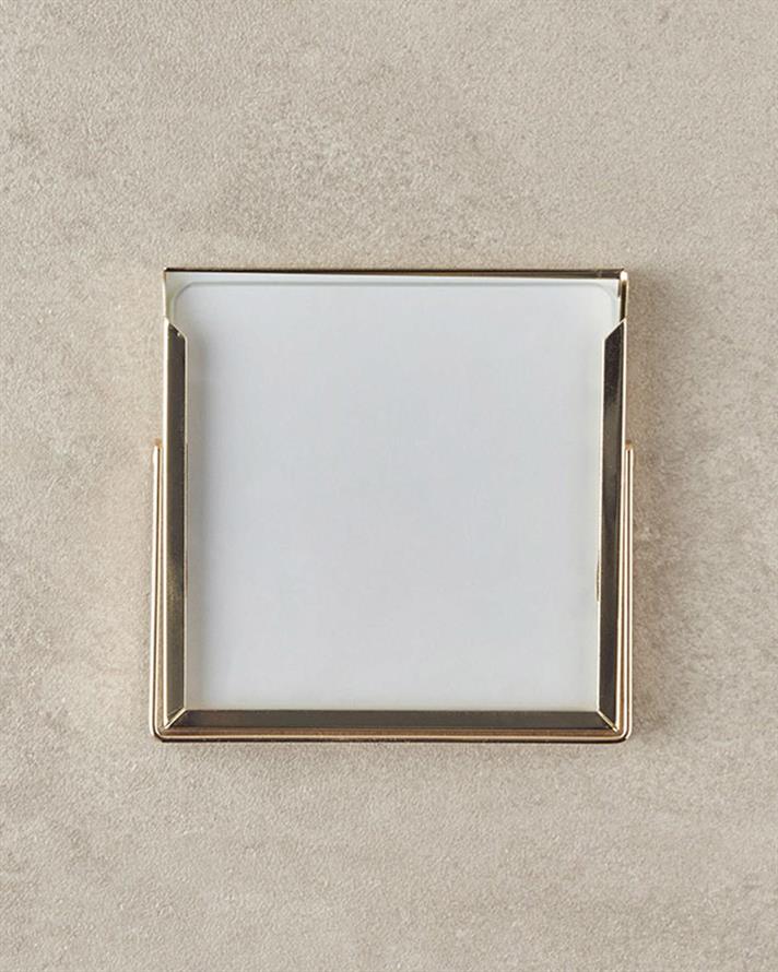 Ramă foto, Felicita, metal, 10x10 cm, auriu