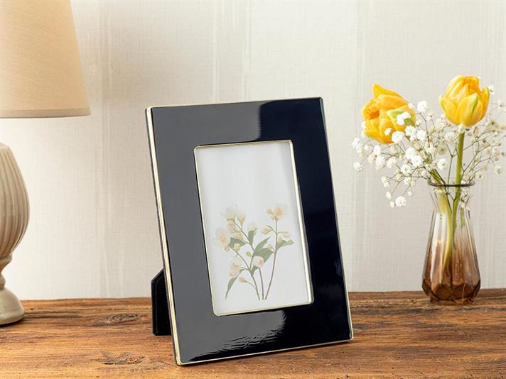 Ramă foto, Jacey, metal, 10x15 cm, alb