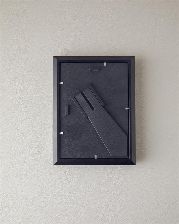 Ramă foto, Marble, plastic, 15x21 cm, maro