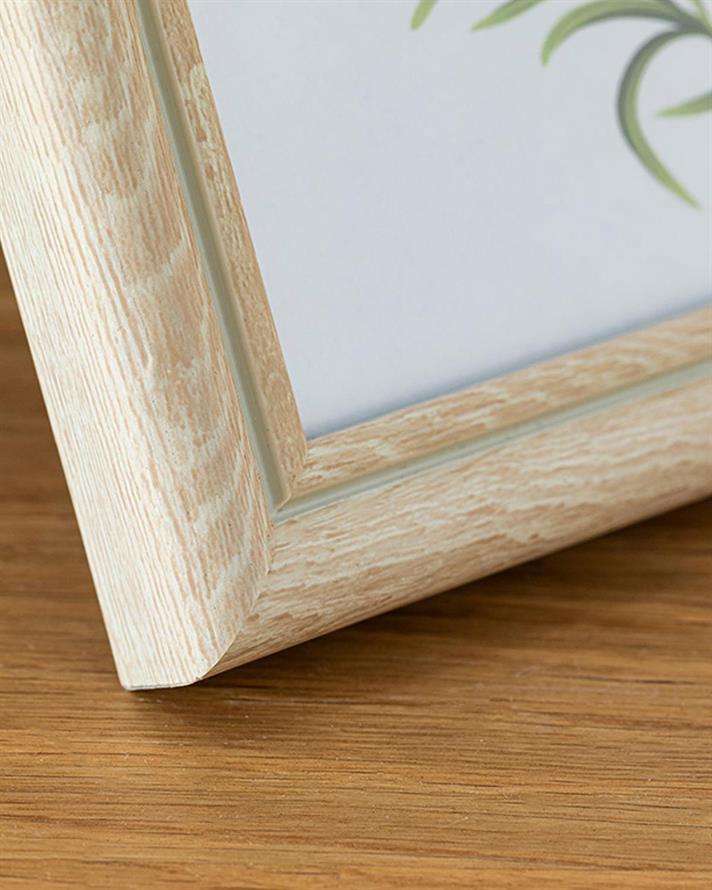 Ramă foto, Rhonda, plastic, 10x15 cm, crem