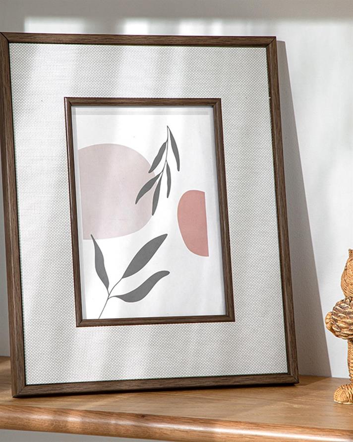 Ramă foto, Vera, plastic, 13x18 cm, crem