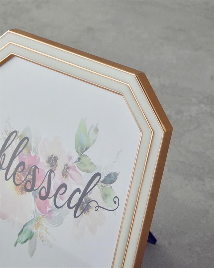 Rama foto, Alyysa, metal, 13x18 cm, verde menta