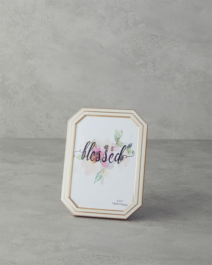 Rama foto, Alyysa, metal, 13x18 cm, verde menta